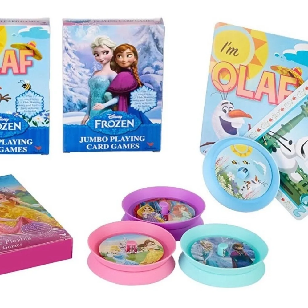 Disney Frozen, Olaf & Princess Playing‎ Card Games Superset in Collectible Tin